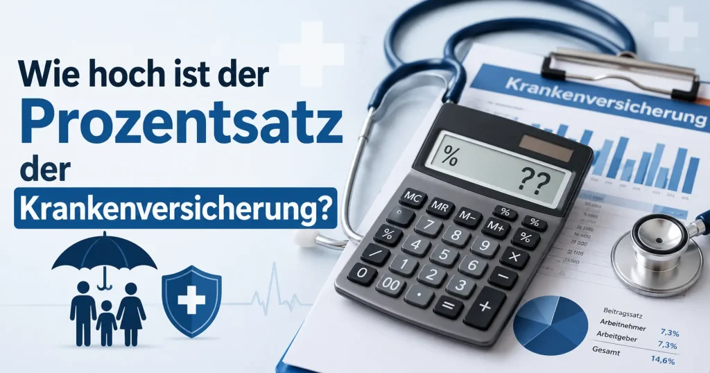 Wie hoch ist der Prozentsatz der Krankenversicherung